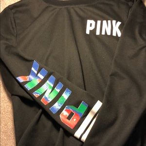 Pink crew neck